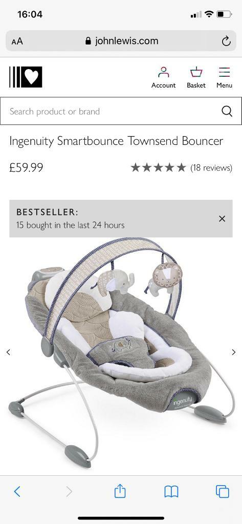 ingenuity bouncer townsend